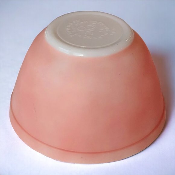 "RARE" Authentic 1950's Pyrex Pink Nesting Mixing Bowls Set of 4 - Picture 11 of 15